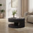 Round Coffee Table, Modern Center Table With Storage,Vertical Stripe Design Coffee Table For Living Room,Bedroom-141245054