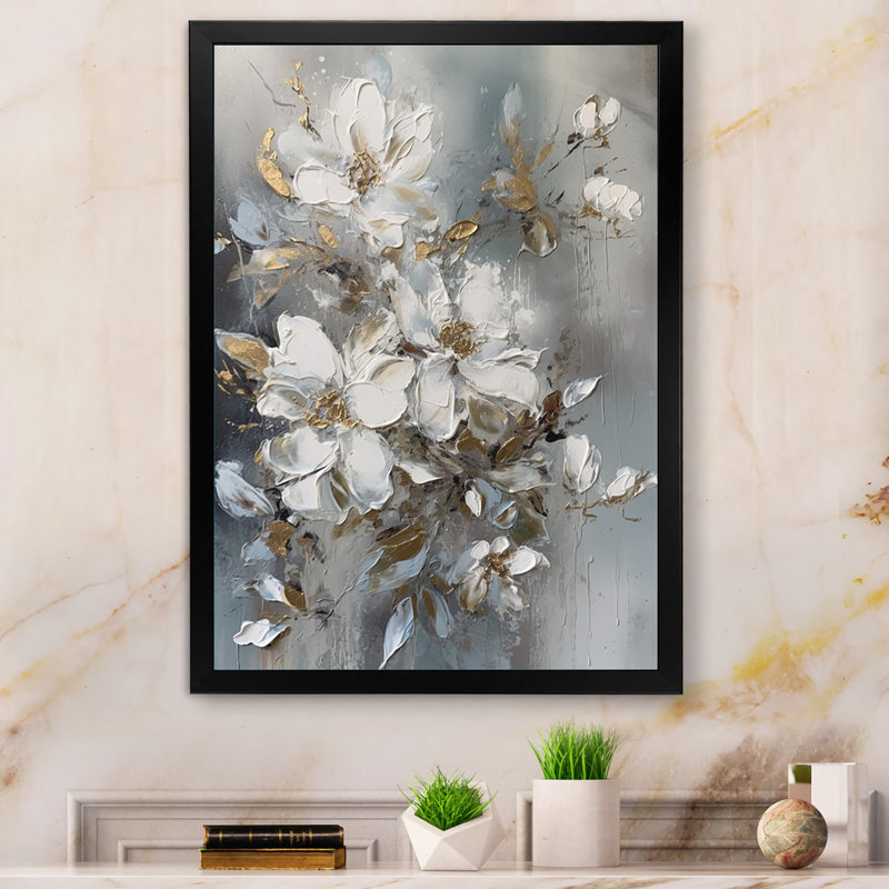 Impression sur toile Roneshia, Cadre photo noir, H 20 po x l 12 po x P 1 po