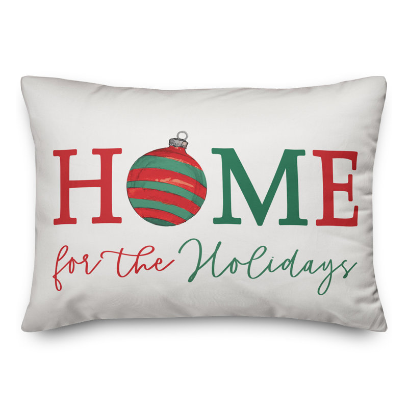 Coussin décoratif Home For Holiday