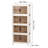 Closet Organizers, Storage Box with Lids 4-Layer,Stackable Storage Bins with Wheels