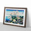 Goten-Yama Hill, Shinagawa on the Tokaido by Katsushika Hokusai - Picture Frame Painting Print-55735100-55735096