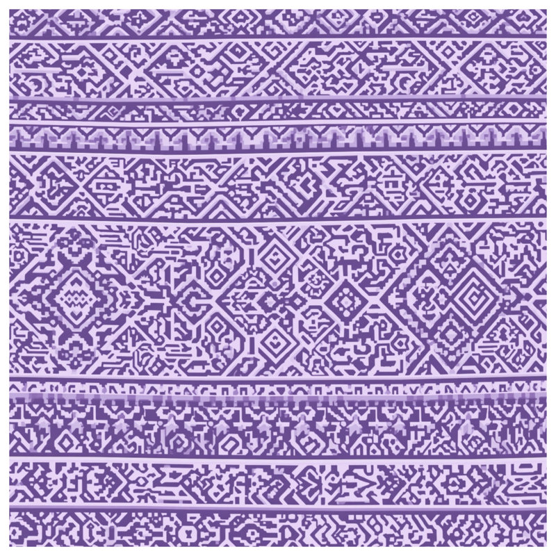 Coussins mauves à double face mauve, 20 x 20 pouces