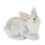 Lapin blanc terre cuite (ensemble de 2)