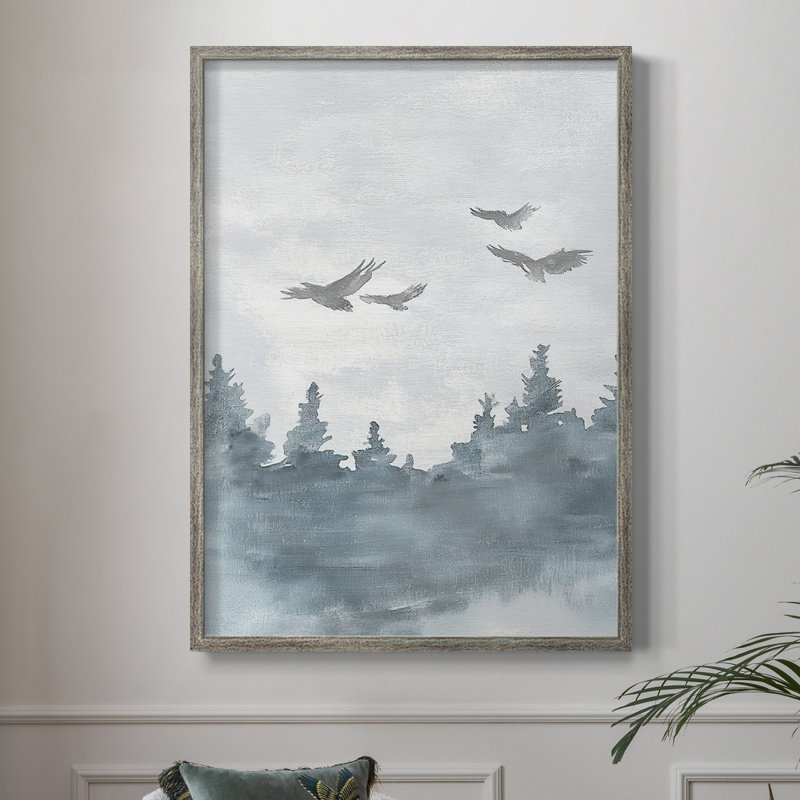 «Christmas Holiday Art CCII», reproduction encadrée - bois massif, H 15 po x l 12 po