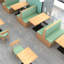Banc de restaurant moderne et simple