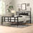 Karaka Vegan Leather Metal Open-Frame Bed-19923432-19923429