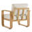 Outdoor Aluminum Club Chair With Cushions-2030518833