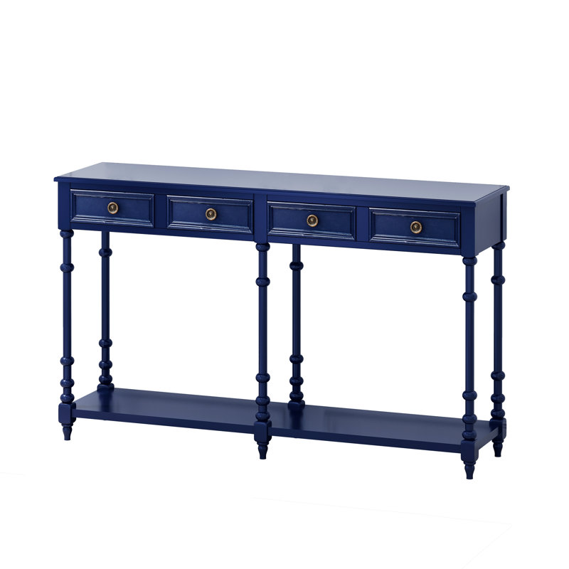 Bomer 59.06'' Console Table, Blue