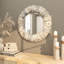 Miroir mural gris