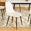 Cahokia 46cm H Fabric Upholstered Metal Side Chair in Beige