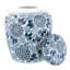 Chadwicks Decorative Chrysanthemum Ceramic Ginger Jar with Lid