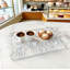 Plateaux décoratifs en acrylique avec poignées Plateau de service décoratif pour le café