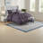 Elegant Queen Bedding Set, Plum Polyester Comforter With Decorative Pillows