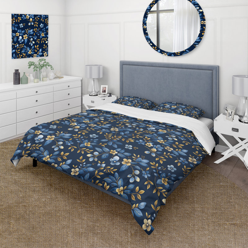 Ensemble de housse de couette Traditional, Housse de couette simple + 2 taies décoratives st