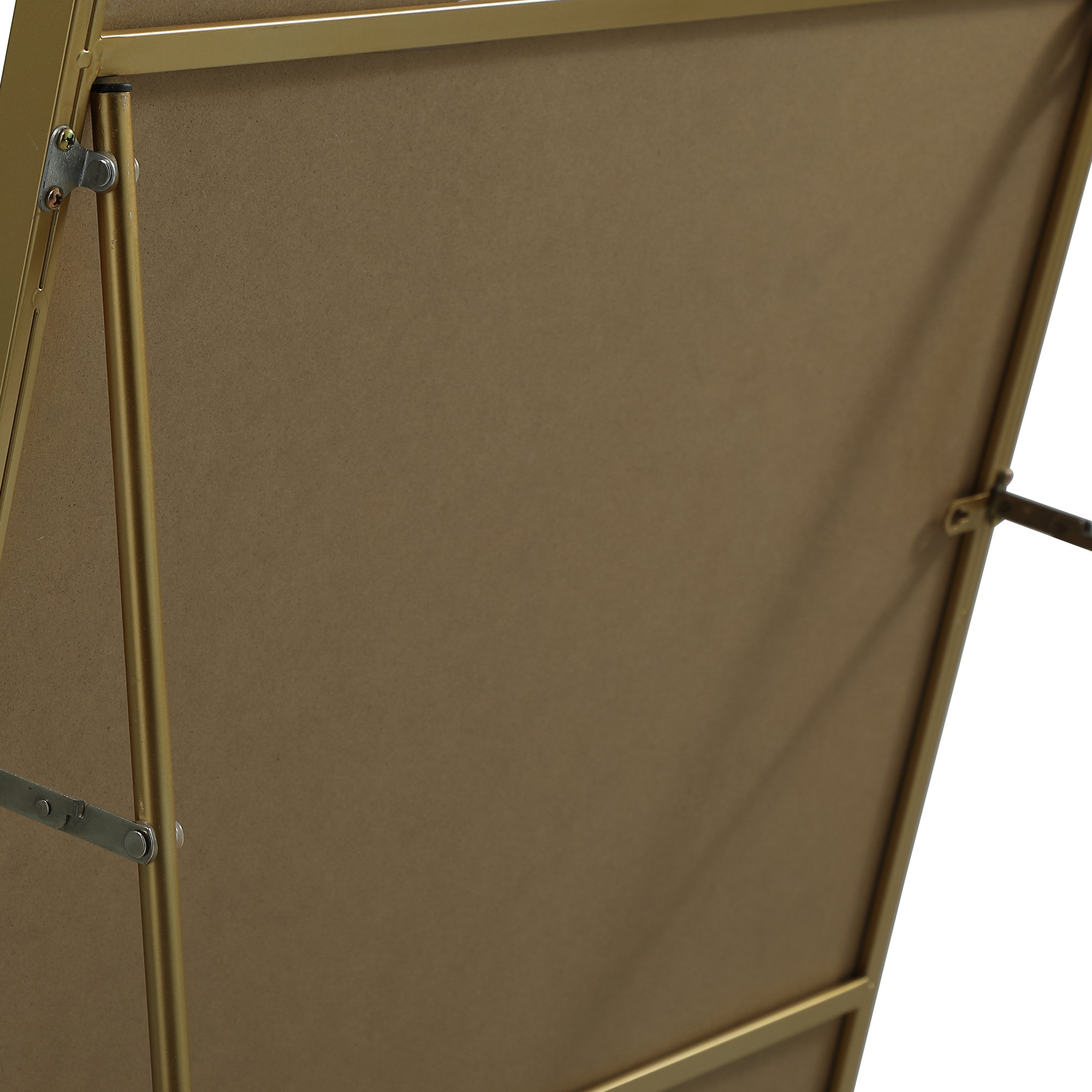 Sabine Metal Arch Floor Mirror, Brass, 76" x 32"