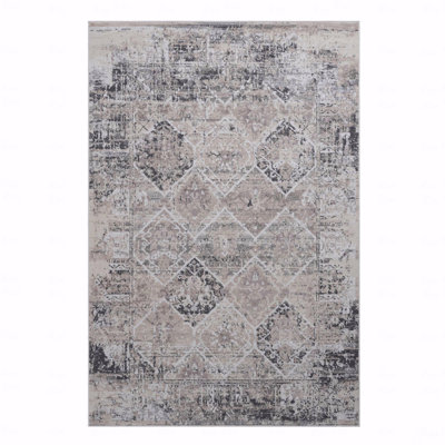 Tapis 8 x 10 non délesté pour le salon, la chambre à coucher, le bureau à domicile, élégant et résistant aux taches