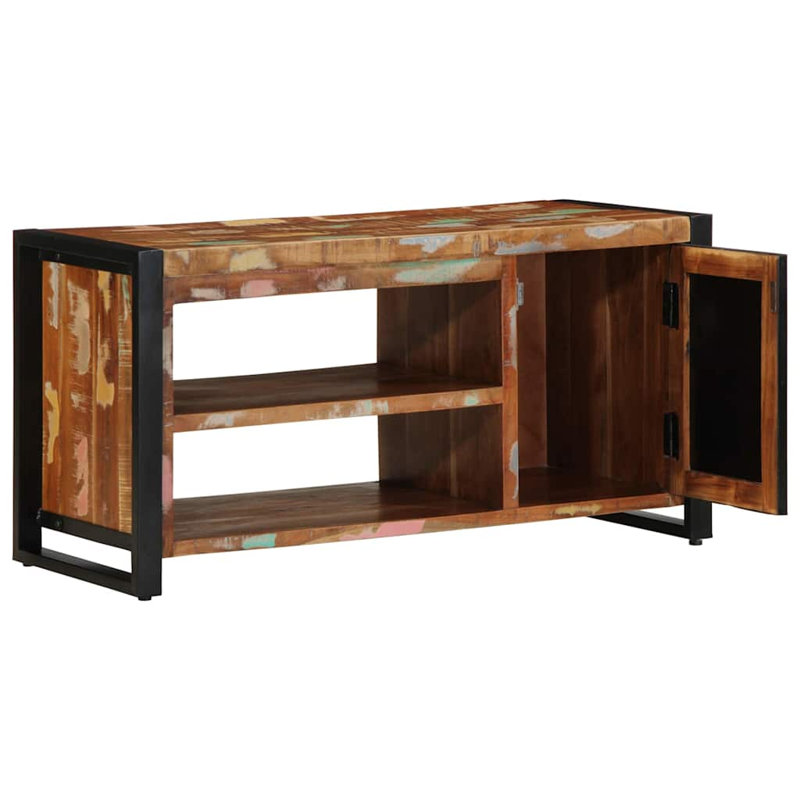 5 Pair Solid Wood Shoe Storage Cabinet, Multicolour