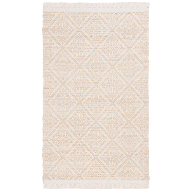 Klingbeill Hand Woven Wool Geometric Rug, Rectangle 8' x 10'