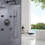 Système de douche thermostatique mural 11-4 / 5 "avec jet manuel et jets de corps-119466776