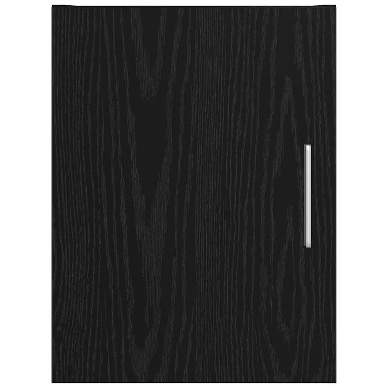 Wall Cabinet 30X42.5X40 Cm Engineered Wood, Black Oak