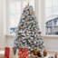 Lighted Artificial Pine Christmas Tree-618008841