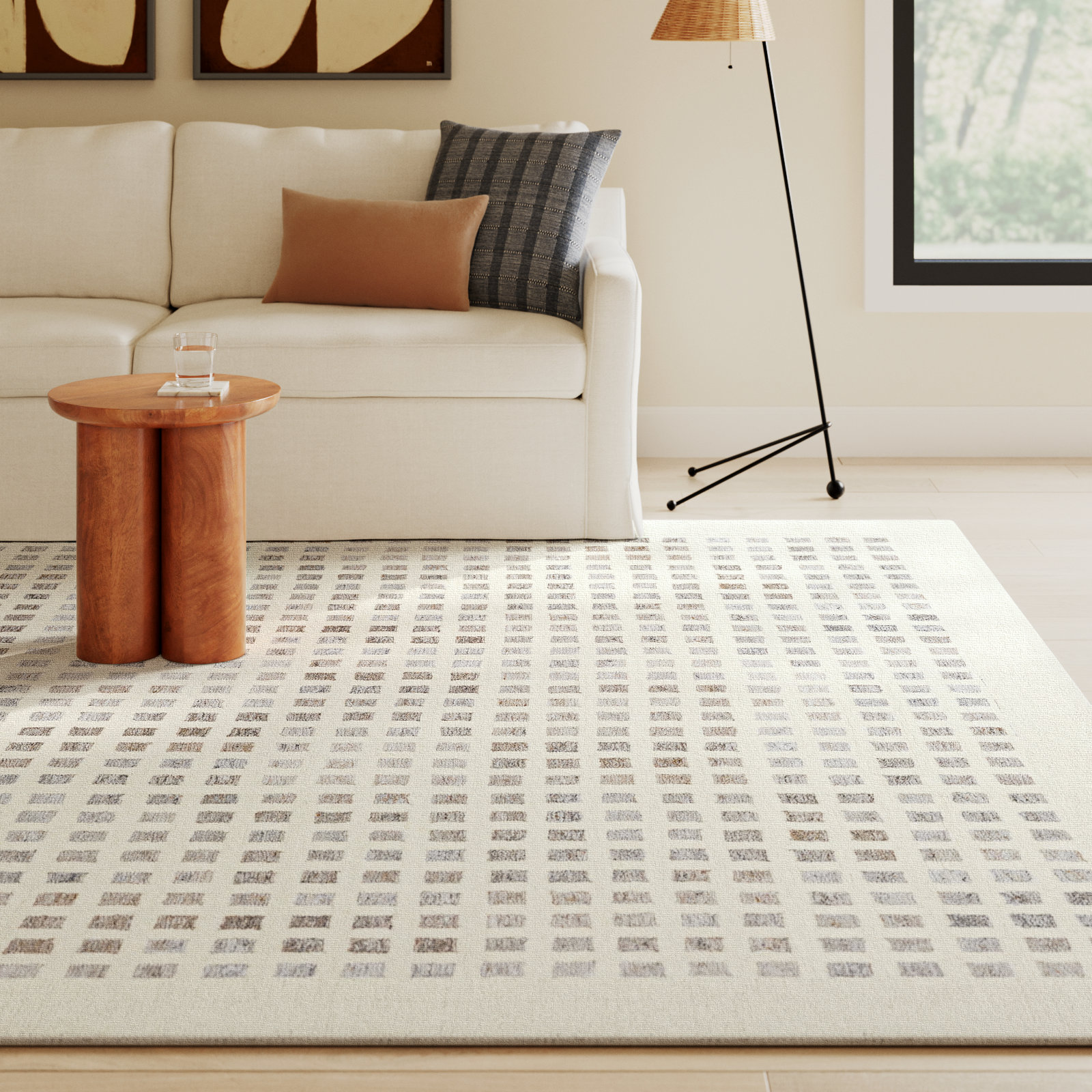 Sigrid Hand-Tufted Geometric Rug, Rectangle 9' x 12'