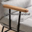 Chaise berçante moderne en velours glacé avec dossier haut, repose-pieds rétractable et angle de dossier réglable pour chambre de bébé, salon et chambre à coucher
