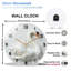 Horloge murale élégante 12 po Swan