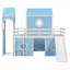 Lit mezzanine simple avec glissade-219888742