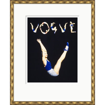 Vogue Cover, V.O.G.U.E. With Lisa Fonssagrives, Horst P. Horst, June 1, 1940 Print by Condé Nast