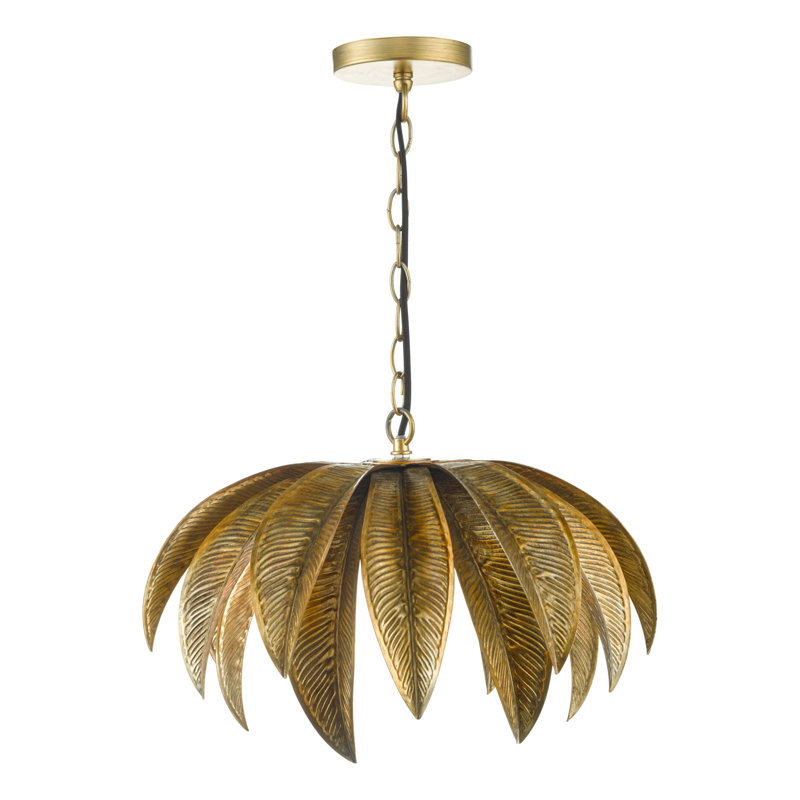 1 - Light Antique Gold Pendant