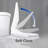 Elongated Toilet Seat Bidet
