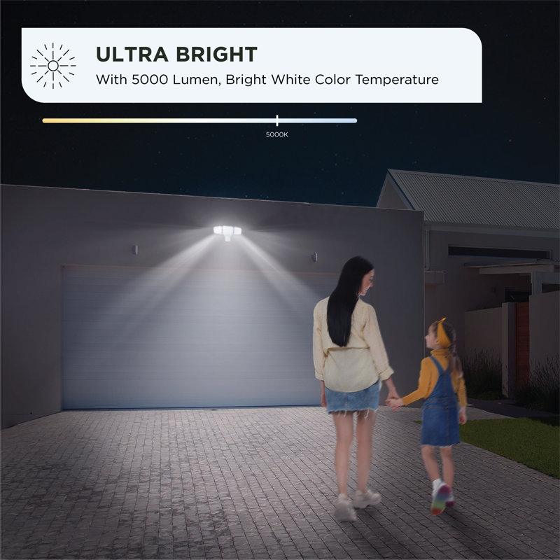 40 Watt LED Dusk to Dawn Flood Light with Motion Sensor