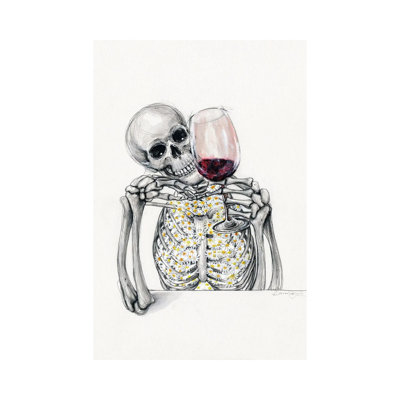 Wine O'clock by Doriana Popa - Gallery-Wrapped Canvas Giclée on Canvas
