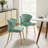 Euclid Modern Tufted Velvet Wingback Dining Chair-378649004