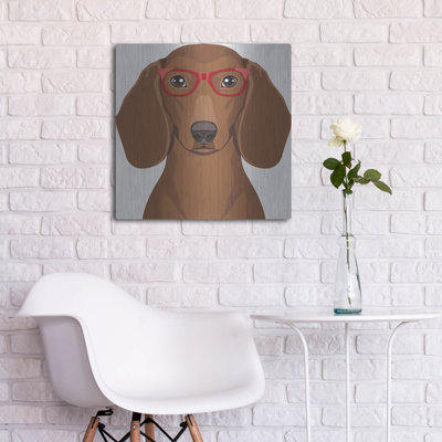 «Teckel portant des lunettes de style hipster» par les affiliés Furbaby