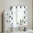 Besancon 4 drawer dressing table with light-1987452770