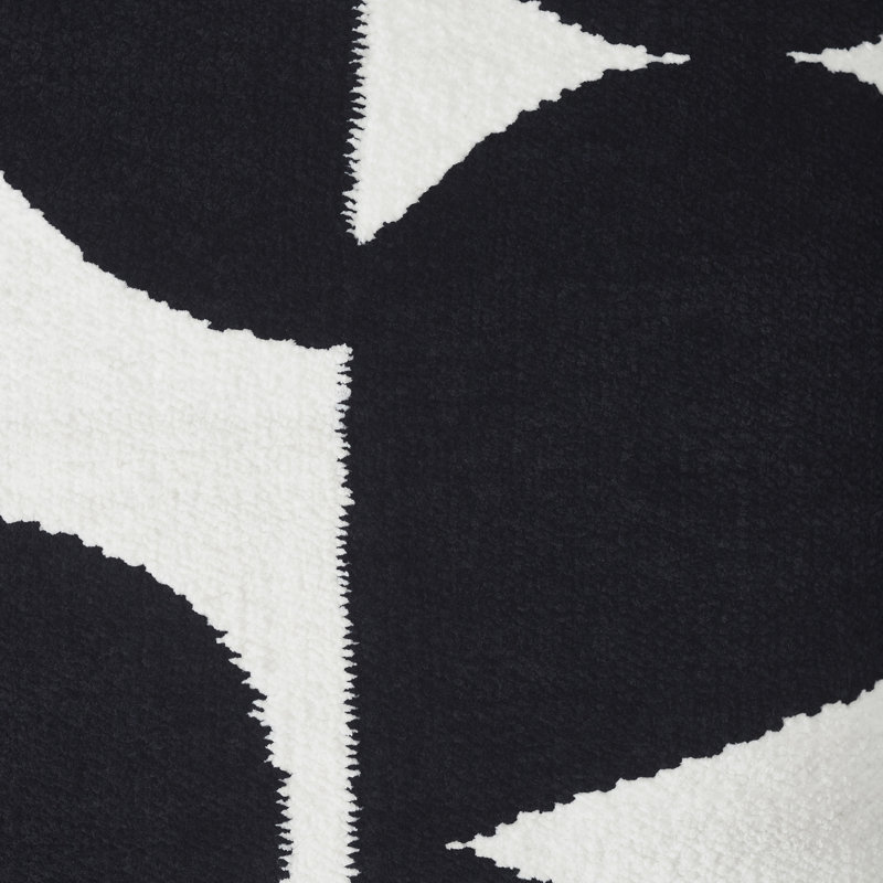 Merano Indoor Pillow, Black/White Geometric