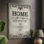 Home Home, reproduction encadrée - bois massif-720808759