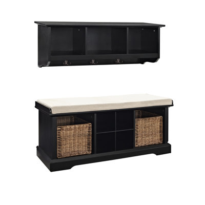 Banc de rangement avec tablettes Agora