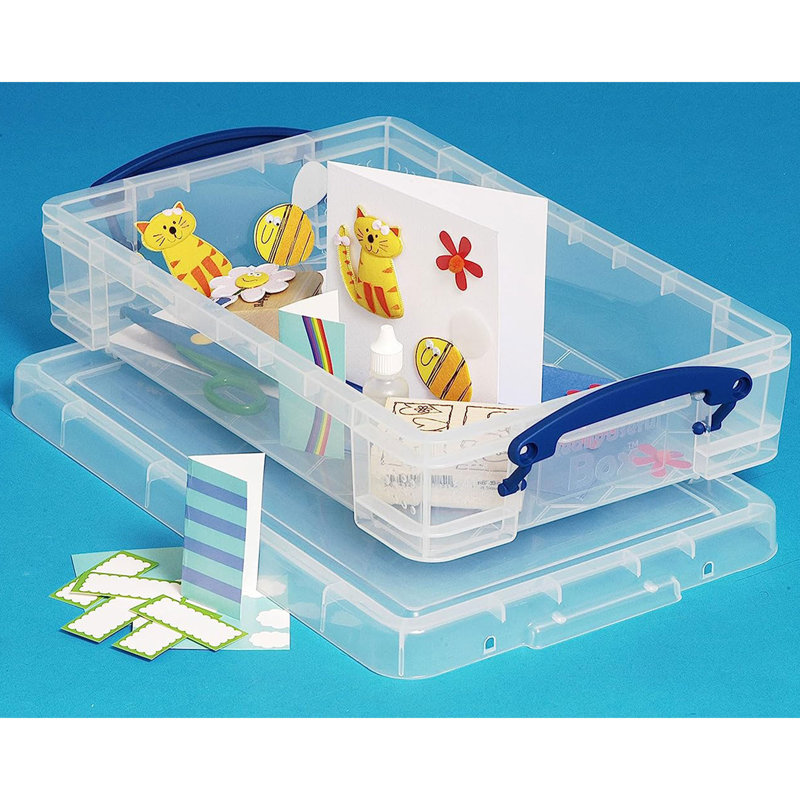 Really Useful Box Stackable Box, Clear, 10 Pack