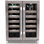 Whynter Elite 24'' width 40 Bottle Dual Zone Wine Refrigerator with Seamless Stainless Steel Door