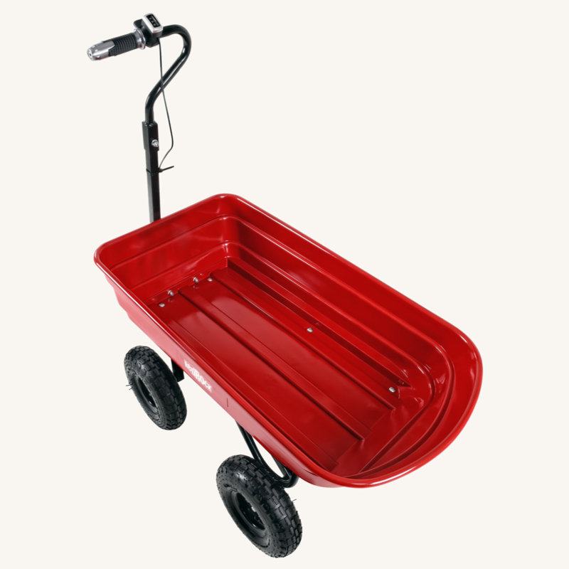 Hassle-Free Assemble: This Utility Cart's Durable Steel Frame Is Easy To Assemble While The Sturdy Poly Tub Is Easy To Clean And Rust-Resistant