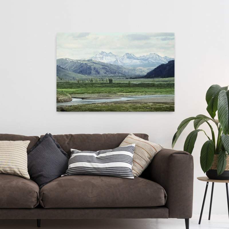 Lamar Valley 1 Piece Wrapped Canvas Wall Art, 81.28cm H x 121.92cm W