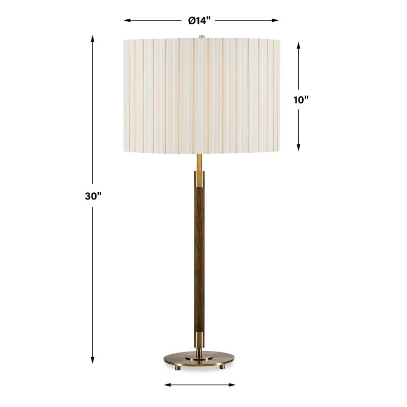 Lampe de table en bois Iliana