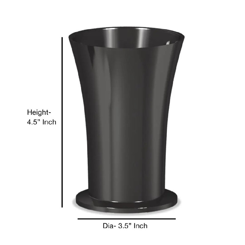 Contenant de rangement élégant en acier inoxydable à finition brillante, organisateur d'ustensiles autoportant pour la cuisine, le café et le restaurant, noir