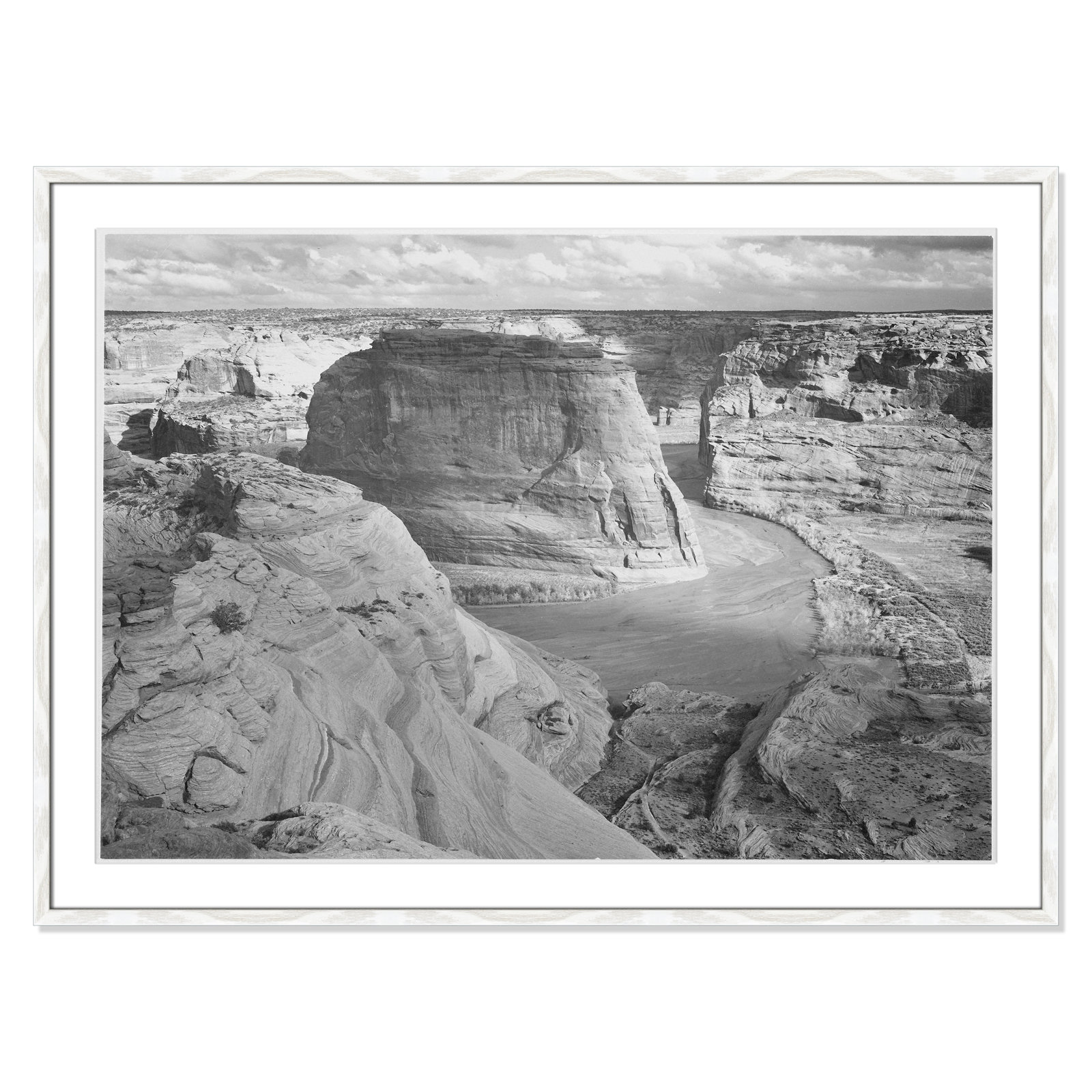 Canyon De Chelly Arizona 2 by Adams, 29.5" H x 41.5" W x 0.75" D, White