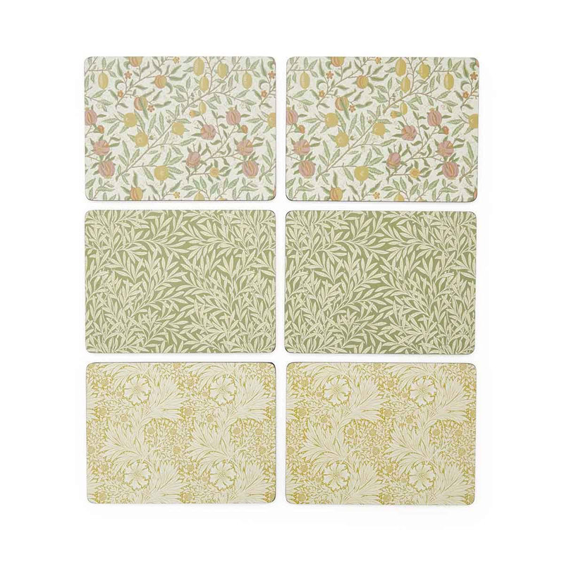 The Original Morris & Co. Simply Mixed Large Placemats - Set Of 4