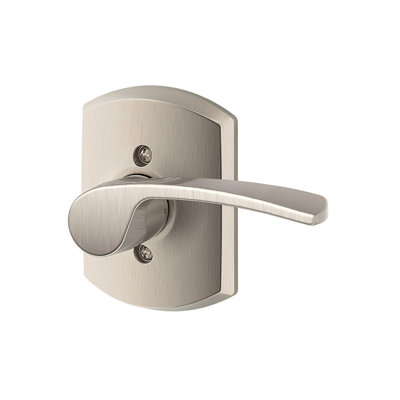 Merano Lever with Greenwich Trim Non-Turning Lock