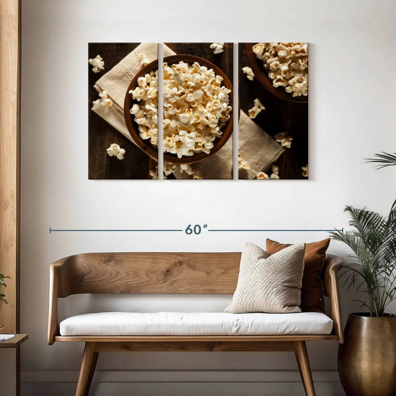 Yarlin Homemade Popcorn, 28" H x 45" W